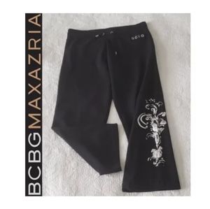 BCBGMAXAZRIA Women's Cropped Sweatpants
